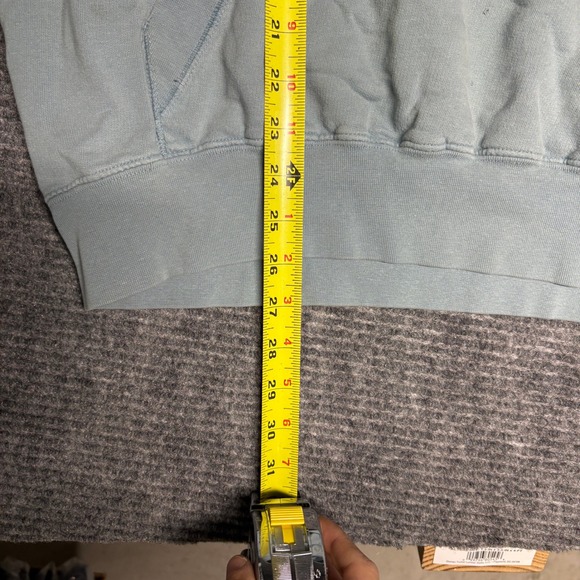 Majestic Mens Light Blue Pullover Hoodie Casual Comfort Size Large‎ - Picture 5 of 6